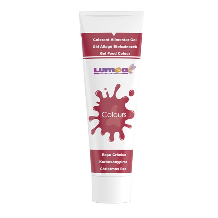 Lumea Colours гел оцветител за храна, Christmas red, 30гр