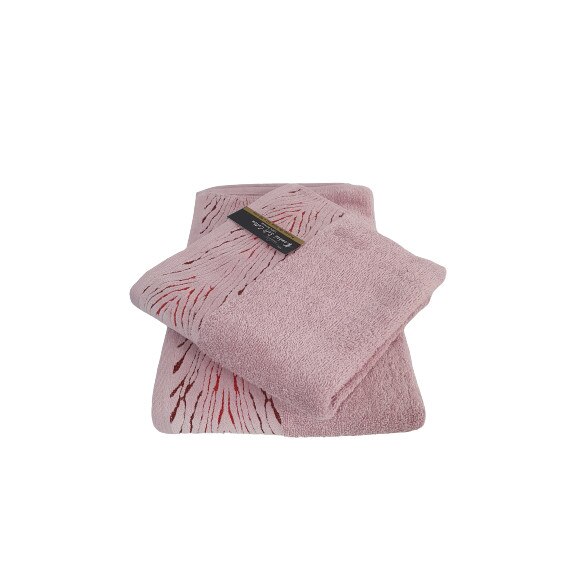 Set 2 Prosoape wander ,100% bumbac , 50x90 / 70 x 140 cm , roz