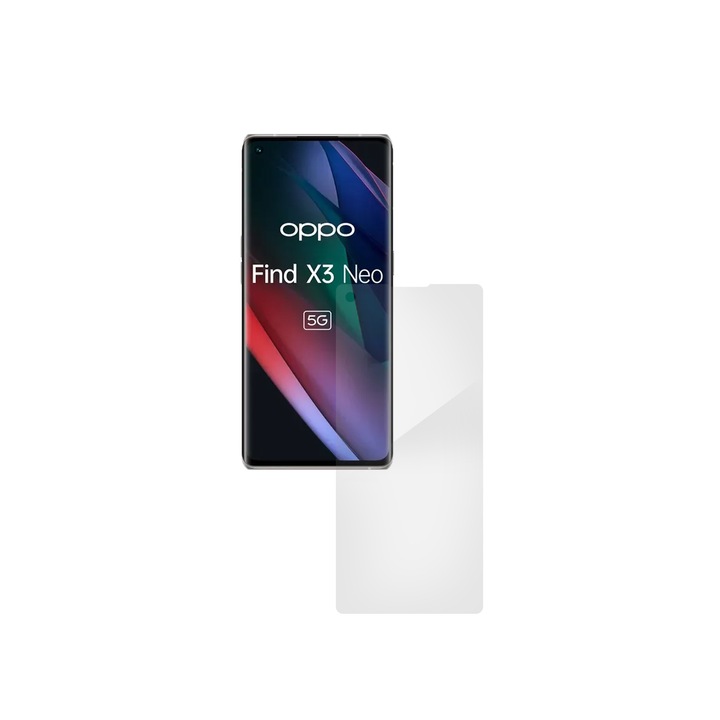 Фолио SILKASE за Oppo Find X3 Neo, защита на екрана, възобновяем силикон