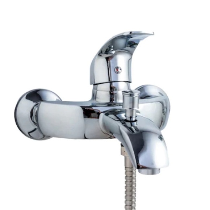 Angel Genesis kádcsaptelep fix csappal, fényes króm