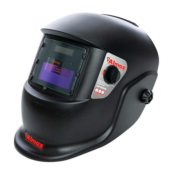 Masca sudura automata cu cristale lichide si 3 reglaje, Almaz Az-009