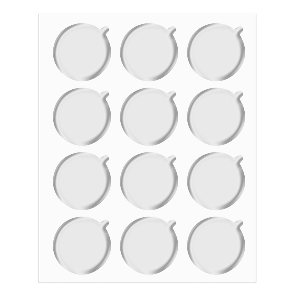 Set pad pentru lipici gene L, 60 buc, 4x3x5, PLG1-L