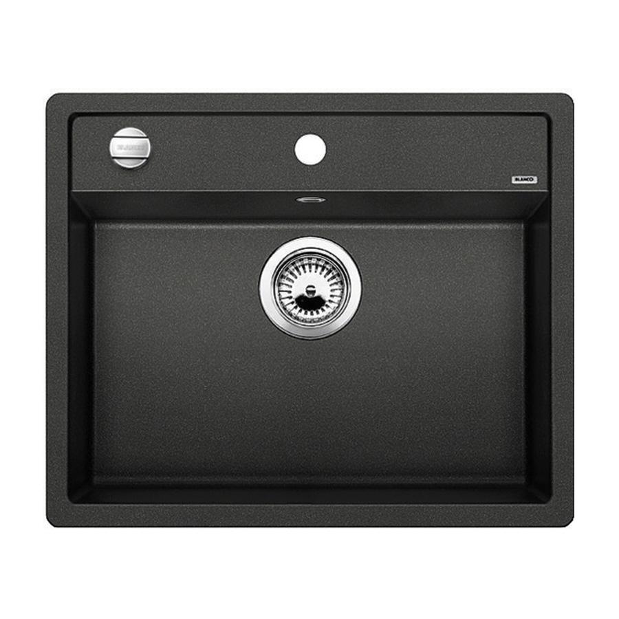 Chiuveta Blanco DALAGO 6, silgranit, antracit, cu excentric