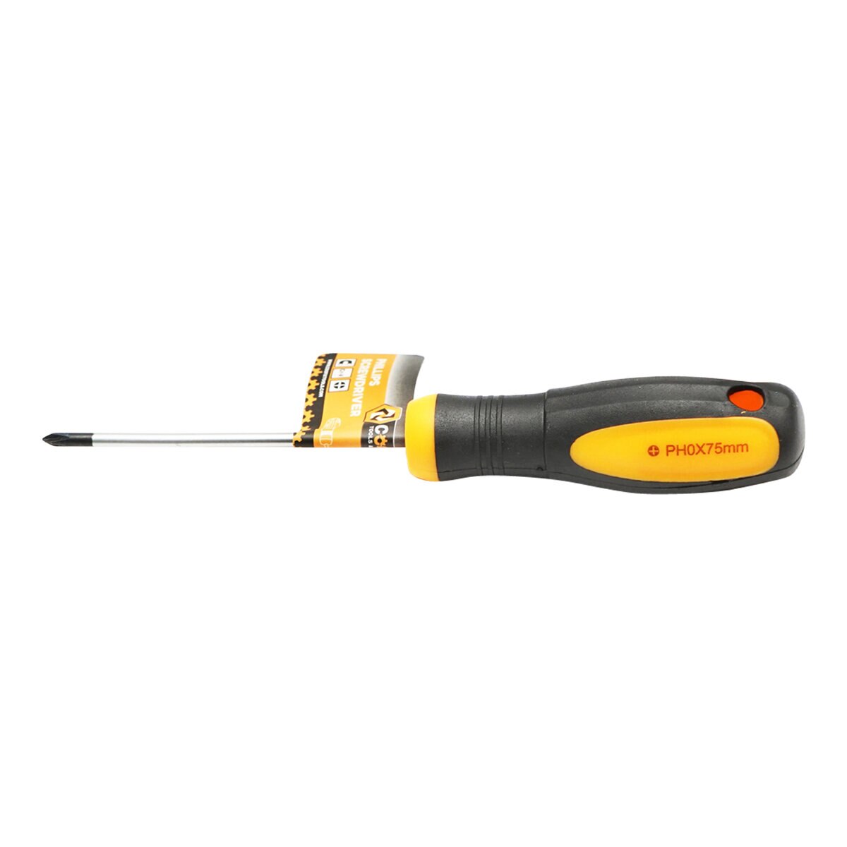 Surubelnita in cruce PH0x75mm Cr-V cu varf magnetic profesionala