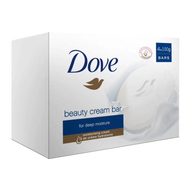 Sapun crema Dove Original, 4 bucati x 100 g