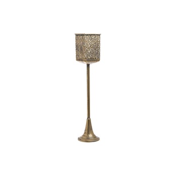 Suport lumanare, metalic, gold, 9 x 49 cm Suport lumanare, metalic, gold, 9 x 49 cm