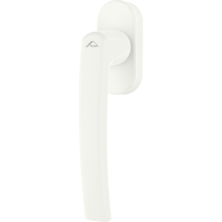 Maner geam termopan, Roto Line, aluminiu, functie Secustik, patrat 7/37 mm, culoare alb R07.2