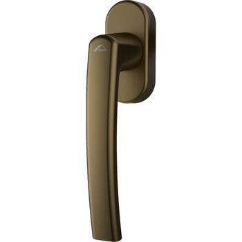 Maner fereastra secustik Roto Line, lungimea patratului 37 mm, cu suruburi de montaj, cu logo, culoare bronz inchis Maner fereastra secustik Roto Line, lungimea patratului 37 mm, cu suruburi de montaj, cu logo, culoare bronz inchis