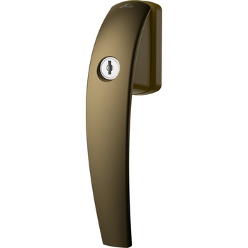 Maner fereastra cu cheie Roto Swing, lungimea patratului 43 mm, 40 Nm, cu suruburi de montaj, cu logo, culoare bronz Maner fereastra cu cheie Roto Swing, lungimea patratului 43 mm, 40 Nm, cu suruburi de montaj, cu logo, culoare bronz