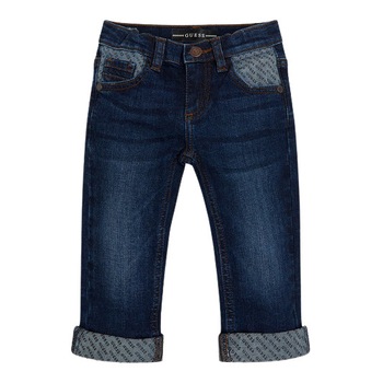 Pantaloni baieti Guess, blug albastru inchis, 7 ani Pantaloni baieti Guess, blug albastru inchis, 7 ani