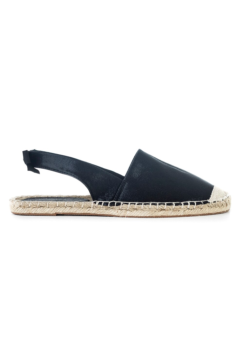 MUSK, Espadrile slingback cu aplicatie cap-toe