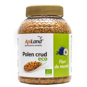 Polen crud de flori de munte eco 500g Polen crud de flori de munte eco 500g