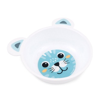 Castron plastic, urechi, turcoaz, Canpol, 4/415, 440 ml Castron plastic, urechi, turcoaz, Canpol, 4/415, 440 ml