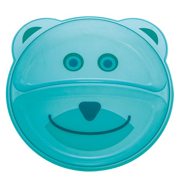 Farfurie compartimentata, turquoise, Canpol, 74/005