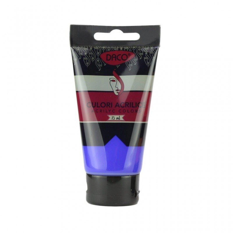 Vopsea acril 75 ml DACO albastru ultramarin CU375AUL