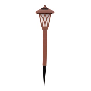Lampa Solara LED tip Stalpisor Maro, RGB Multicolor, Lumina in Culori Alternante, Inaltime 35cm Lampa Solara LED tip Stalpisor Maro, RGB Multicolor, Lumina in Culori Alternante, Inaltime 35cm