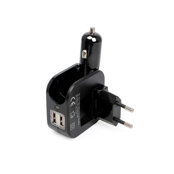 Incarcator universal pt casa si masina Siegbert, 2 x USB, 2.1 A Incarcator universal pt casa si masina Siegbert, 2 x USB, 2.1 A