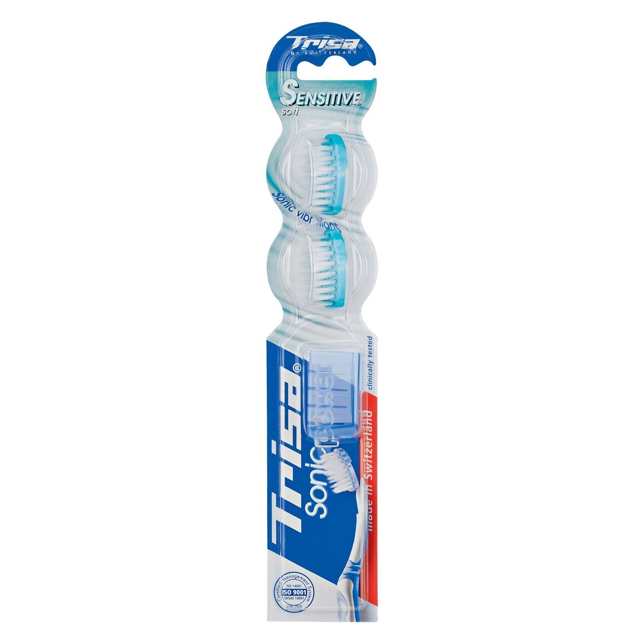 Rezerve Trisa pentru periute Sonic Power Sensitive 551384, contine 2 capete de schimb + capac
