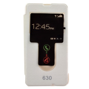 Husa S-View pentru Nokia 630-635, alb Husa S-View pentru Nokia 630-635, alb