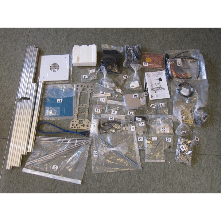 Kit Imprimanta 3D Velleman K8200 PLA/ABS Heated bed