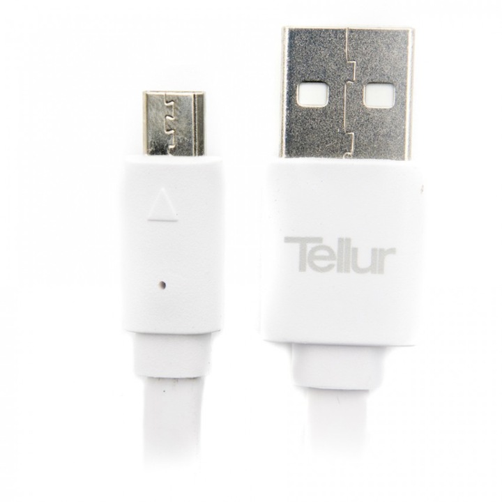 Cablu TELLUR Micro USB 100cm, Alb