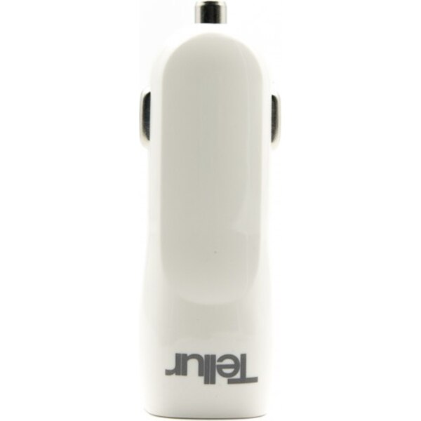 Incarcator auto Tellur dual USB C201, 3.1A, White/Grey