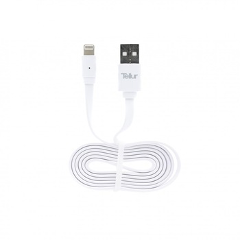 Cablu de date Tellur Lightning, 95 cm, White Cablu de date Tellur Lightning, 95 cm, White