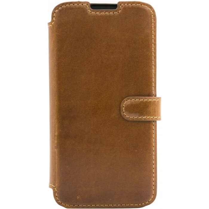 Husa de protectie Tellur Folio pentru Samsung S6, Leather, Brown