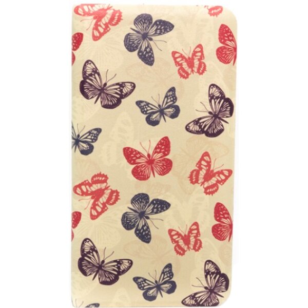 Husa Folio Tellur Butterfly pentru telefon Huawei P8, Cream