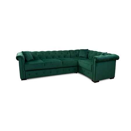 Coltar Basel MAX extensibil dreapta, louvre green, verde, 283x189/92x74 cm