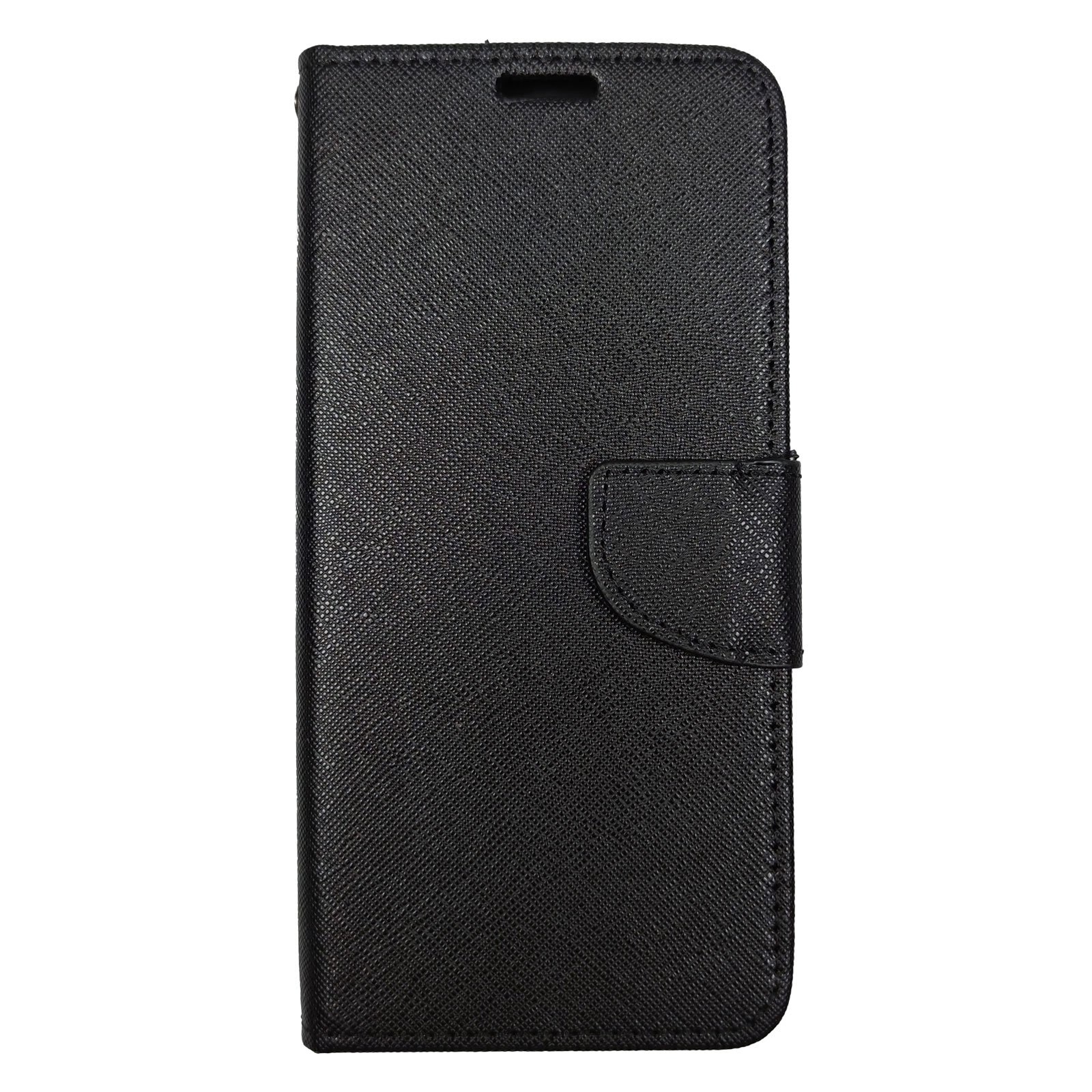 Husa Flip Carte compatibila cu Samsung Galaxy A51 Magnetica cu stand si Suport Card model Dual, Antisoc, Viceversa Negru