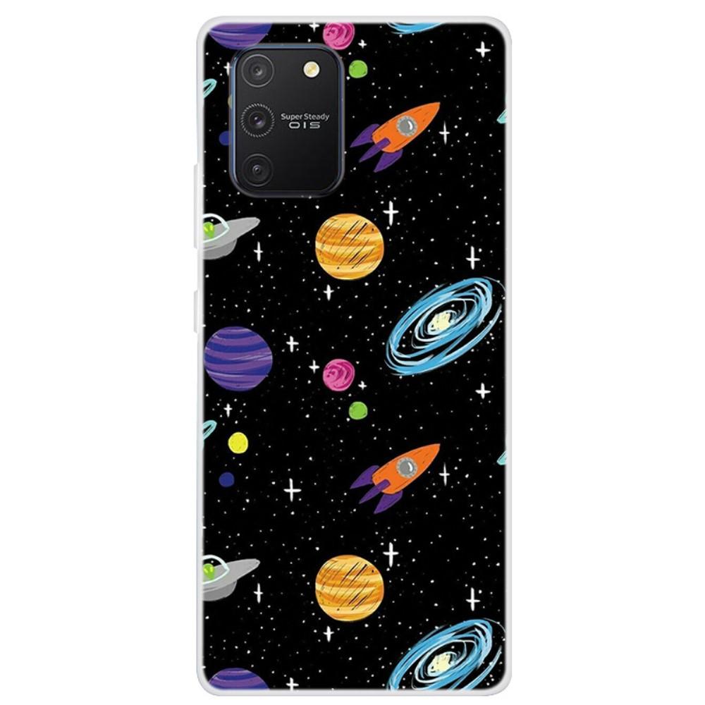 Husa silicon compatibila cu Samsung Galaxy S10 Lite model Space Travel, Silicon, TPU Viceversa