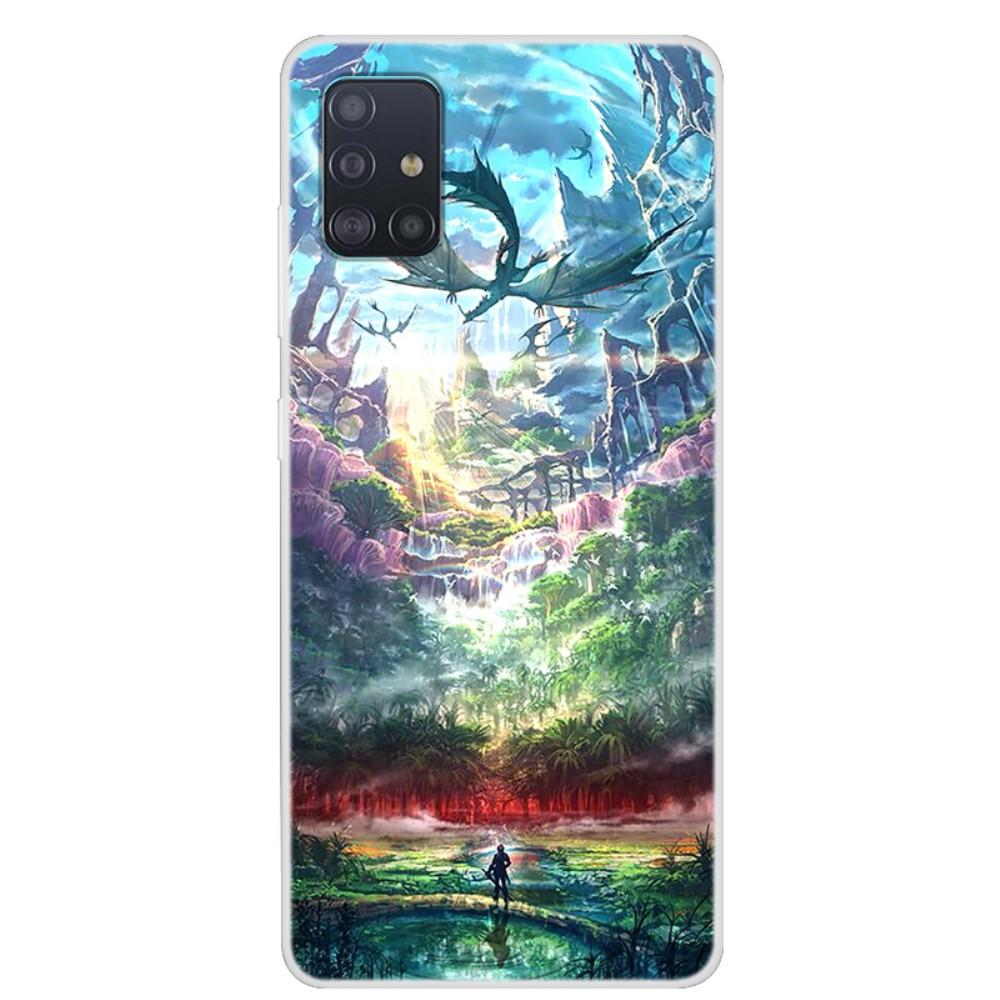 Husa silicon compatibila cu Samsung Galaxy A51 model Wonderland, Silicon, TPU Viceversa