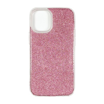 Husa compatibila cu Apple iPhone 12 Mini model Crystal Glitter, Antisoc, Viceversa Roz