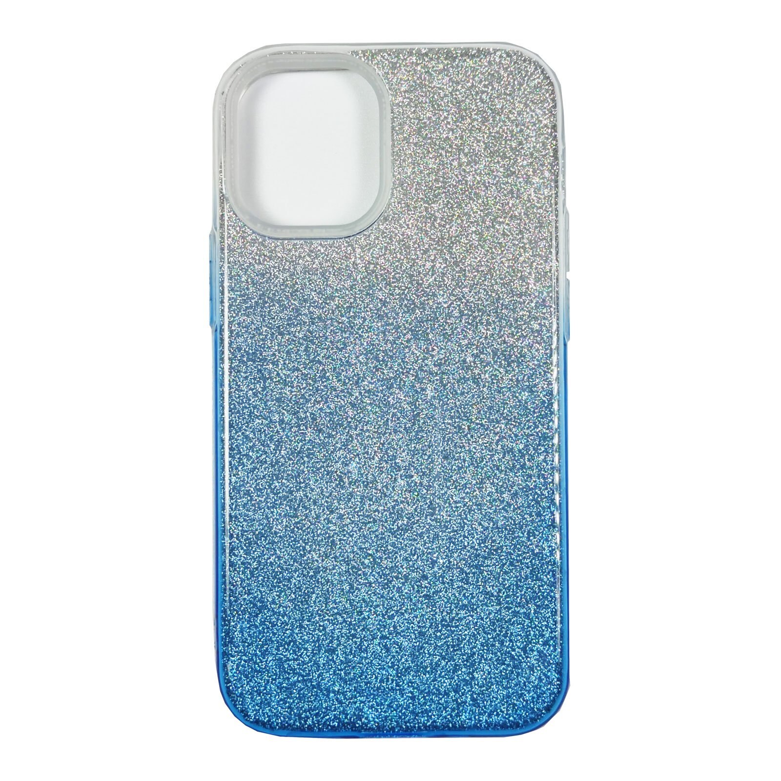 Husa compatibila cu Apple iPhone 12 Mini model Crystal Glitter, Antisoc, Viceversa Albastru/Argintiu