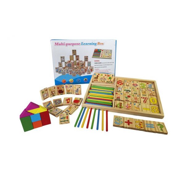 Set educativ din lemn - Invatam matematica