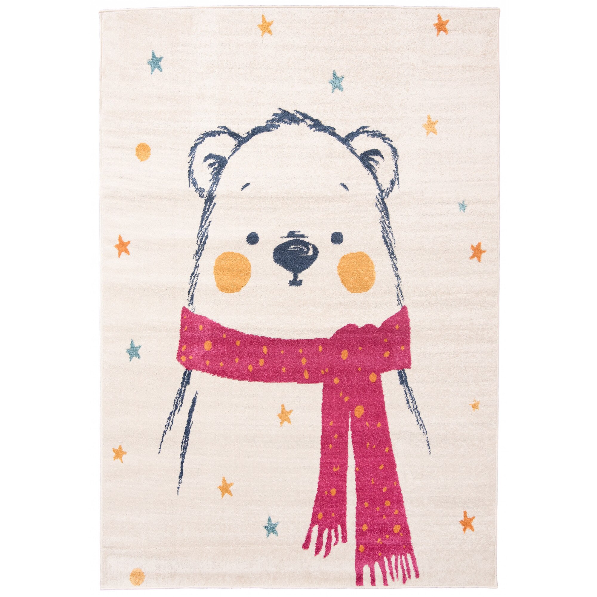 Covor Lila For Kids Colors Soft Chemex H185A FUCHSIA FAA alb 80x150