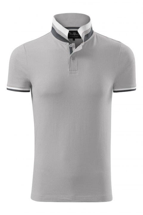 Férfi póló gallérral felfelé, Silver Gray, 2XL