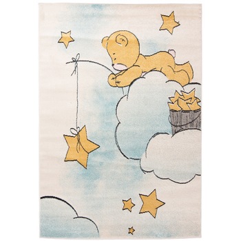 Covor Lila For Kids Colors Soft Chemex H186A TURQUOISE FBA alb 140x200 Covor Lila For Kids Colors Soft Chemex H186A TURQUOISE FBA alb 140x200