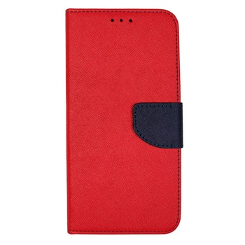 Husa Flip Carte compatibila cu Samsung Galaxy A42 5G Magnetica cu stand si Suport Card model Dual, Antisoc, Viceversa Rosu/Albastru Husa Flip Carte compatibila cu Samsung Galaxy A42 5G Magnetica cu stand si Suport Card model Dual, Antisoc, Viceversa Rosu/Albastru