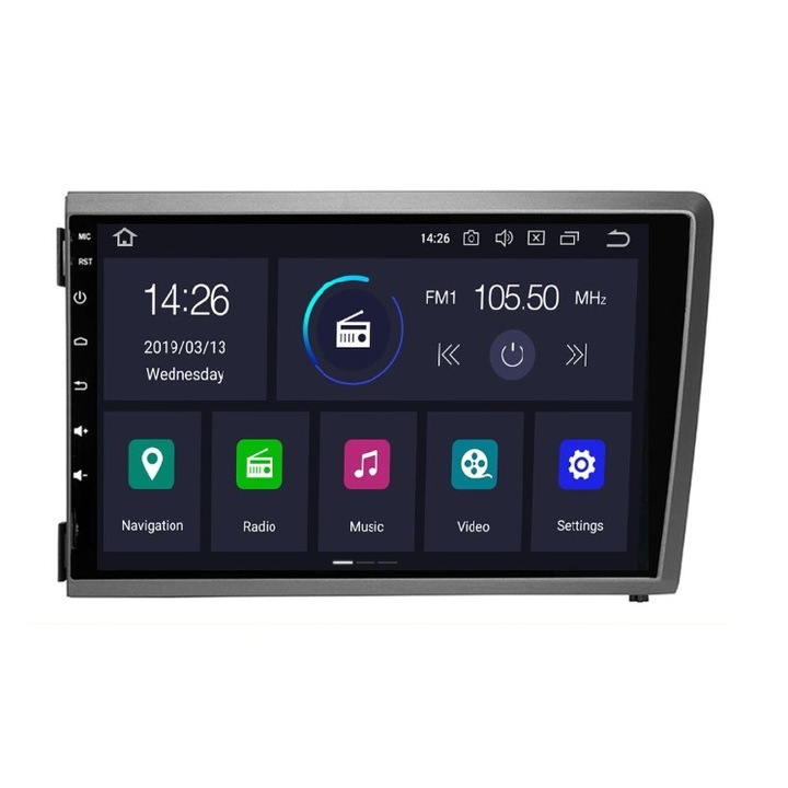 Мултимедия с навигация ZT, за Volvo S60, V70, Xc70, Android, 4+2+16, 7015