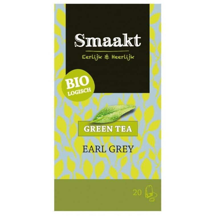 Ceai verde Earl Grey bio 20 plicuri Smaakt