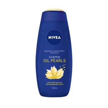 Gel de dus Nivea Creme Oil Pearls Lotus, 500 ml Gel de dus Nivea Creme Oil Pearls Lotus, 500 ml