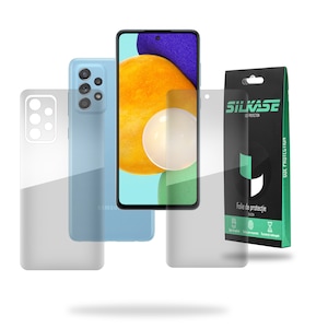 Set 2 folii SILKASE pentru Samsung Galaxy A52, protectie telefon, silicon regenerabil