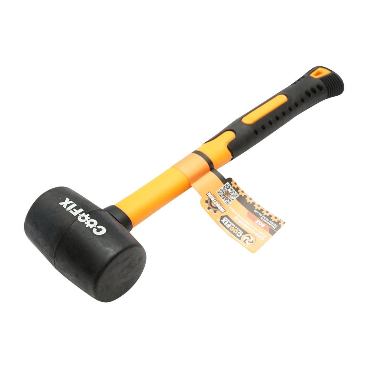 Ciocan de cauciuc cu maner din fibra de sticla profesional Coofix