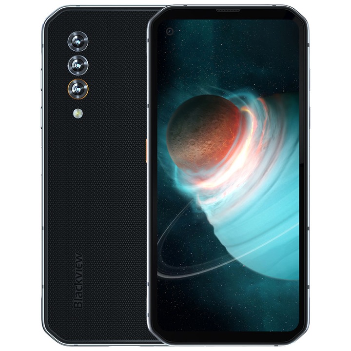 Blackview BL6000 PRO, 5G, Kártyafüggetlen, 8GB, 256GB ROM, 5280mAh, 6.36" FHD+, DualSIM, Octa-Core, Camera 48MP, Android 10, NFC, Fekete