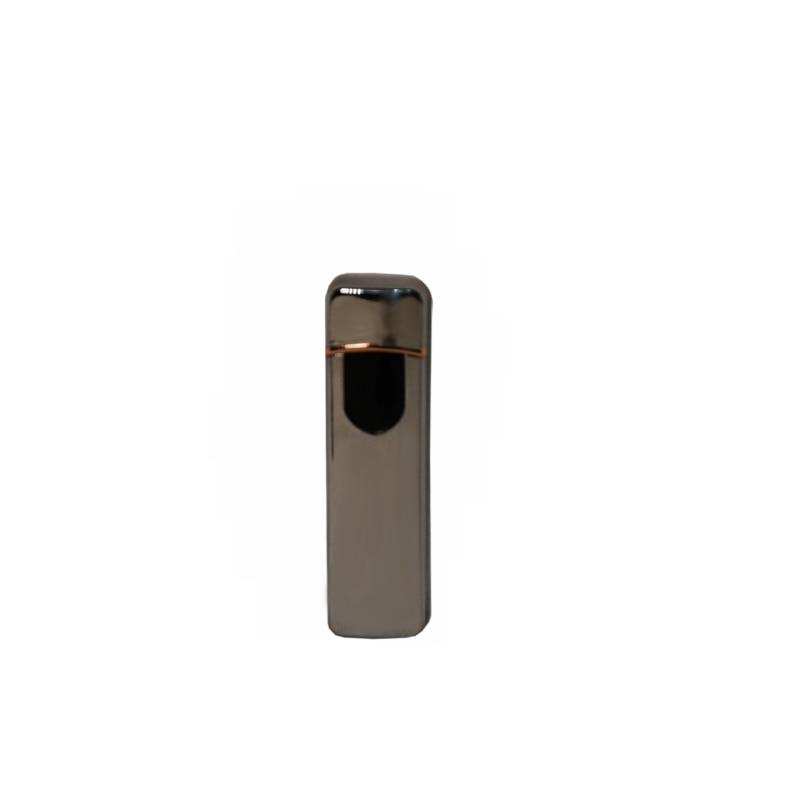 Bricheta Focus electrica slim cu incarcare USB, aprindere cu touch, waterproof, Culoare Chrome Argintiu