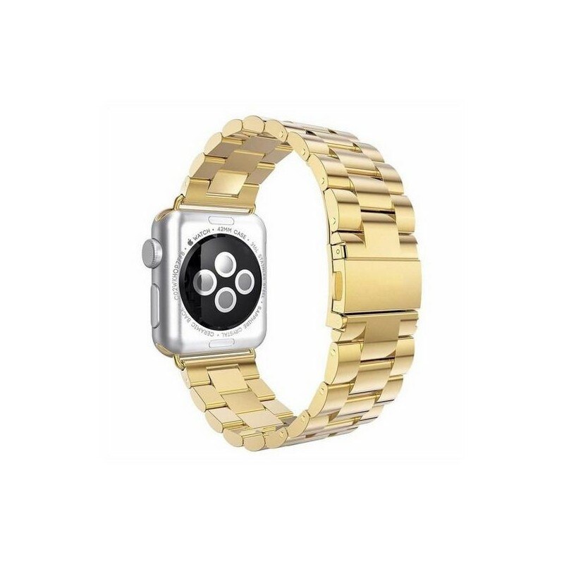 Curea Goospery Metalic Band Compatibila Cu Apple Watch 4 / 5 / 6/ Se 44mm, Gold