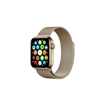 Curea Goospery Milanese Loop Compatibila Cu Apple Watch 4 / 5 / 6/ Se 44mm, Metalic Gold Curea Goospery Milanese Loop Compatibila Cu Apple Watch 4 / 5 / 6/ Se 44mm, Metalic Gold