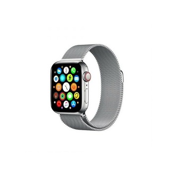 Curea Goospery Milanese Loop Compatibila Cu Apple Watch 4 / 5 / 6/ Se 44mm, Metalic Silver Curea Goospery Milanese Loop Compatibila Cu Apple Watch 4 / 5 / 6/ Se 44mm, Metalic Silver